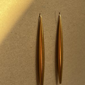 Minimalist Stainless Steel Long Stud Earrings