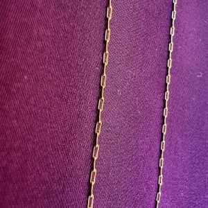 Stainless Steel Gold Color Ultra Thin paper clip chain