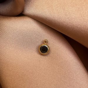 black Satellite Stone Charm