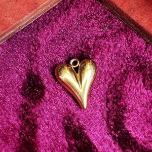 Gold Heart charm